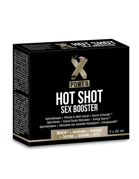 Suplement dla mężczyzn Hot Shot Sex Booster - 3 butelki
