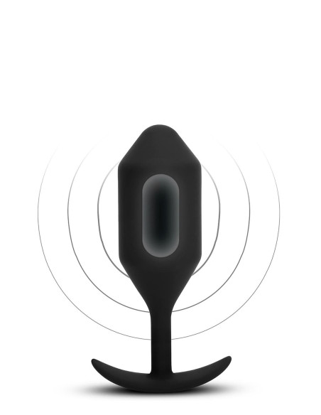 B-VIBE VIBRATING SNUG PLUG 5 BLACK