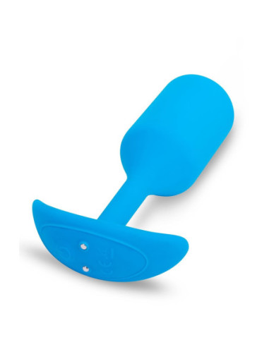 B-VIBE VIBRATING SNUG PLUG 3 BLUE