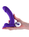COLOURS CURVE VIBRATING 6 INCH DILDO PURPLE