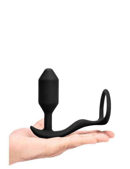 B-VIBE VIBRATING SNUG & TUG M BLACK