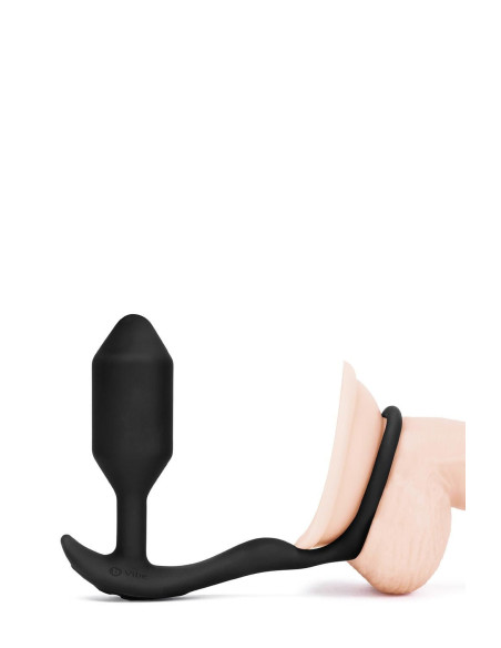 B-VIBE VIBRATING SNUG & TUG M BLACK