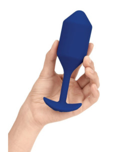 B-VIBE VIBRATING SNUG PLUG 4 NAVY 2