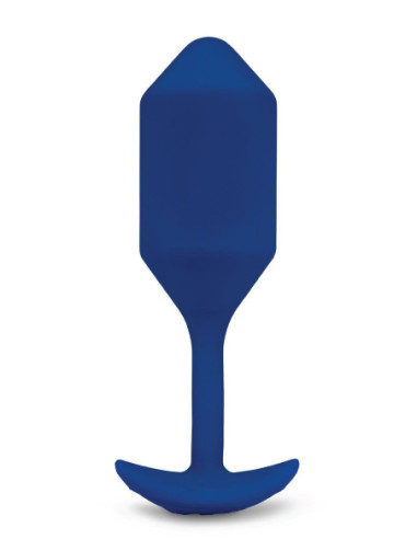 B-VIBE VIBRATING SNUG PLUG 4 NAVY