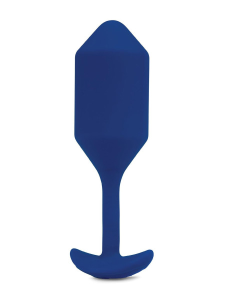 B-VIBE VIBRATING SNUG PLUG 4 NAVY