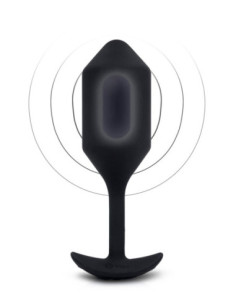 B-VIBE VIBRATING SNUG PLUG 4 BLACK