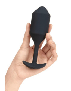 B-VIBE VIBRATING SNUG PLUG 4 BLACK 2