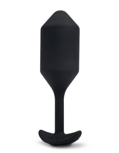B-VIBE VIBRATING SNUG PLUG 4 BLACK