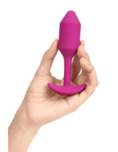 B-VIBE VIBRATING SNUG PLUG 2 ROSE 2