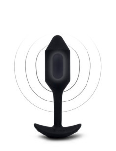 B-VIBE VIBRATING SNUG PLUG 2 BLACK