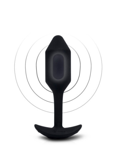 B-VIBE VIBRATING SNUG PLUG 2 BLACK