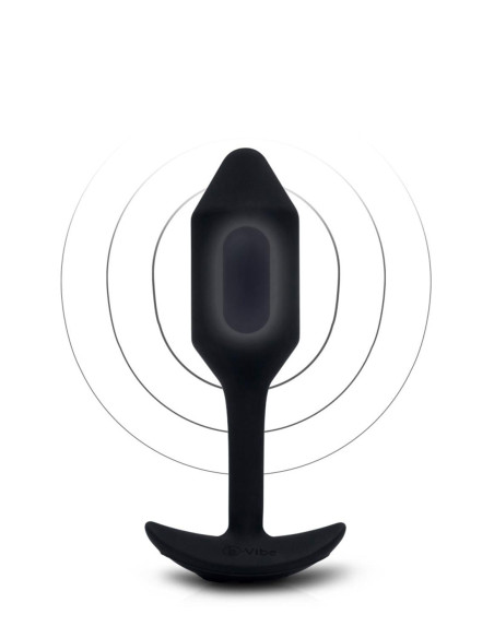 B-VIBE VIBRATING SNUG PLUG 2 BLACK