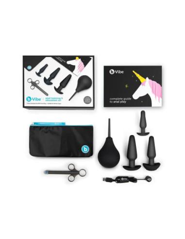 B-VIBE ANAL EDUCATION SET BLACK