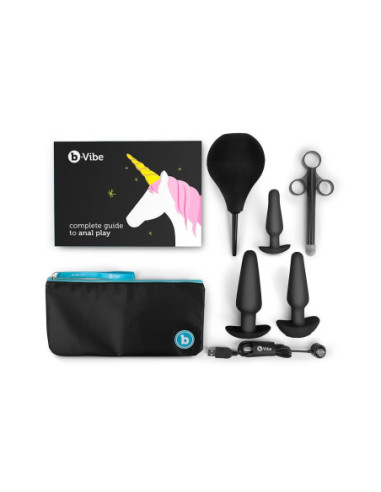 B-VIBE ANAL EDUCATION SET BLACK