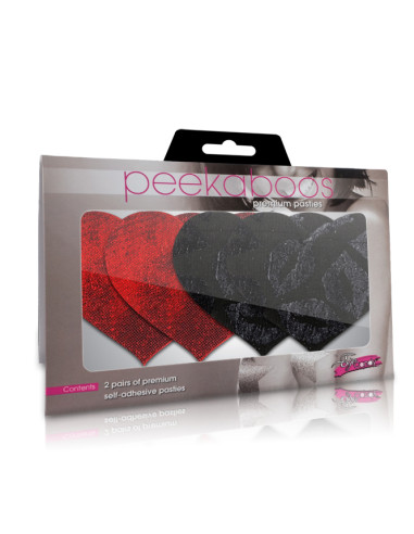 PEEKABOO PASTIES STOLEN KISSES HEARTS