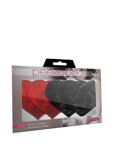 PEEKABOO PASTIES STOLEN KISSES HEARTS