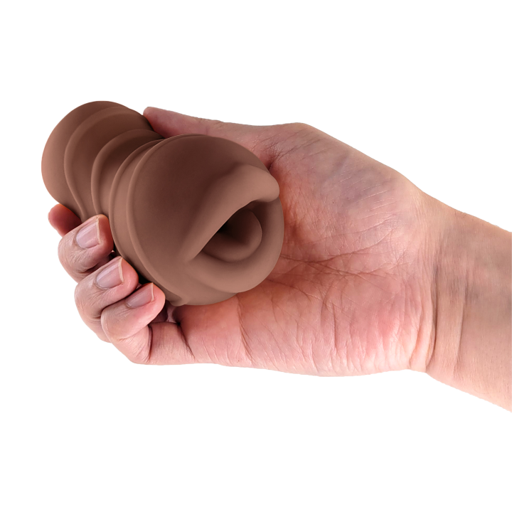 POCKET PALS MOUTH STROKER BROWN