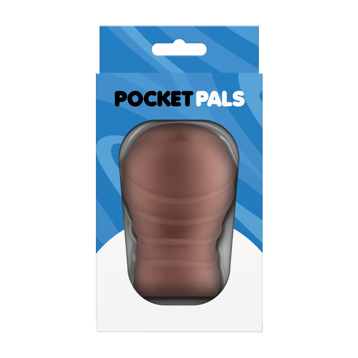 POCKET PALS MOUTH STROKER BROWN