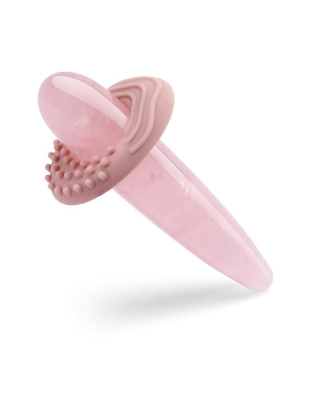 LE WAND CRYSTAL SLIM WAND ROSE QUARTZ