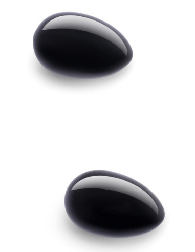 LE WAND CRYSTAL YONI EGGS BLACK OBSIDIAN