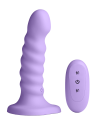 COLOURS RIBBED 5 INCH VIBRATING PURPLE