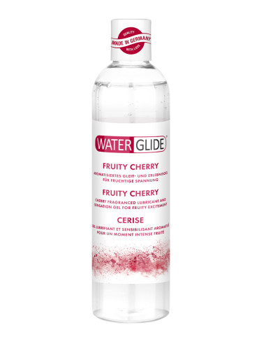 Lubrykant Waterglide 300 ml o smaku owocowej wiśni - Sklep erotyczny Intymnosc24.pl