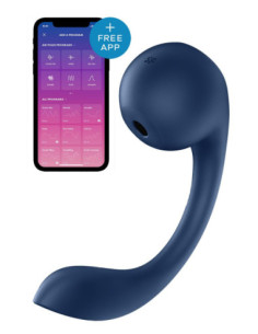 SATISFYER PRO+ WAVE 4 CONNECT APP DARK BLUE