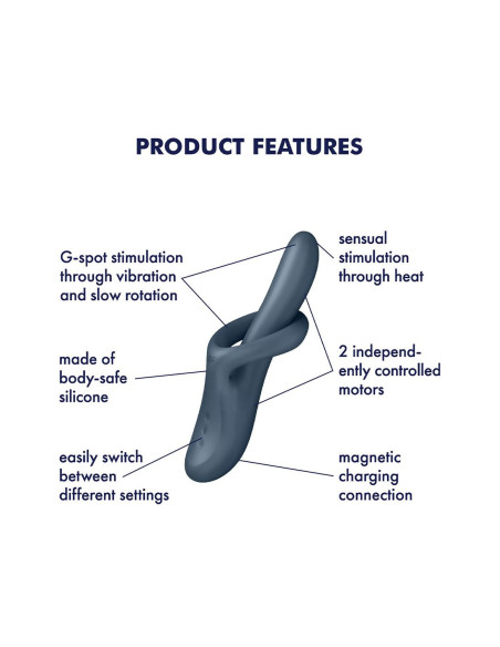 SATISFYER HEAT FLEX 4 GREY