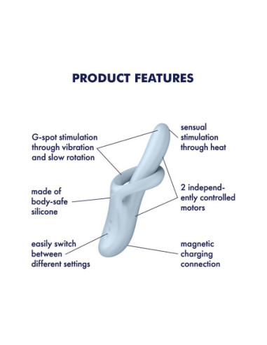 SATISFYER HEAT FLEX 4 BLUE