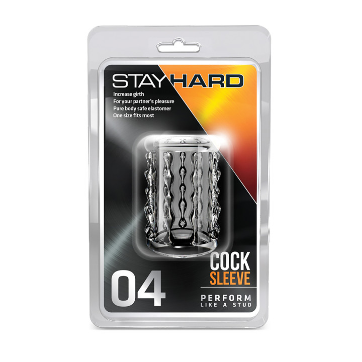 STAY HARD COCK SLEEVE 04 CLEAR