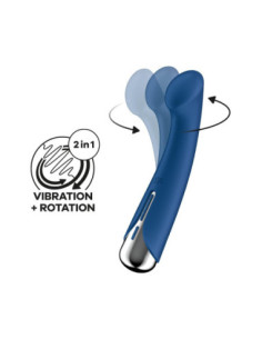 SATISFYER SPINNING G-SPOT 1 BLUE 2