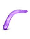B YOURS 16 INCH DOUBLE DILDO PURPLE