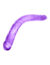 B YOURS 16 INCH DOUBLE DILDO PURPLE