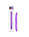 B YOURS 16 INCH DOUBLE DILDO PURPLE