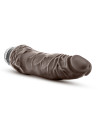 DR. SKIN COCK VIBE 7 INCH CHOCOLATE - Sklep erotyczny Intymnosc24.pl