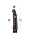 DR. SKIN COCK VIBE 7 INCH CHOCOLATE - Sklep erotyczny Intymnosc24.pl