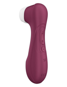SATISFYER PRO 2 GENERATION 3
 WITH LIQUID AIR  WINE RED 2