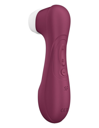 SATISFYER PRO 2 GENERATION 3
 WITH LIQUID AIR  WINE RED