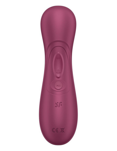 SATISFYER PRO 2 GENERATION 3
 WITH LIQUID AIR  WINE RED