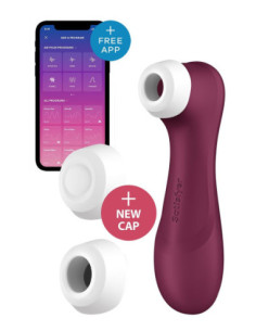 SATISFYER PRO 2 GENERATION 3
 CONNECT APP WINE RED