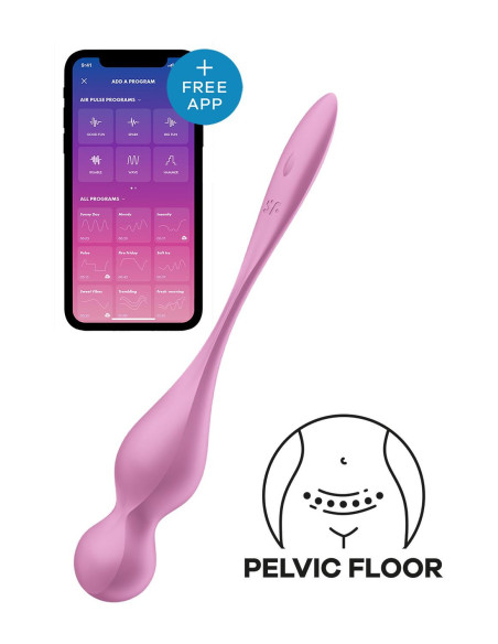 SATISFYER LOVE BIRDS 1 CONNECT APP PINK