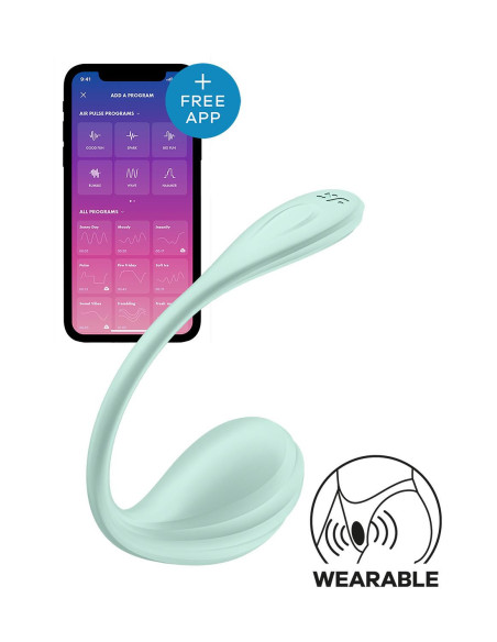 SATISFYER SMOOTH PETAL CONNECT APP MINT