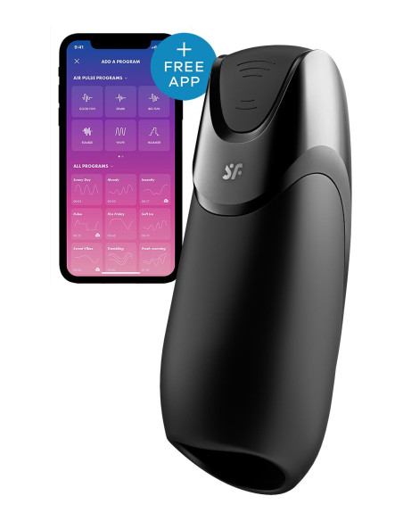 SATISFYER MEN VIBRATION+ CONNECT APP BLACK