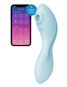 SATISFYER CURVY TRINITY 5+ CONNECT APP BLUE