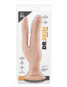 Podwójne beżowe dildo Dr Skin Cock Vibes - Sklep erotyczny Intymnosc24.pl