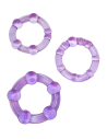 STAY HARD BEADED COCKRINGS PURPLE