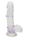 STAY HARD BEADED COCKRINGS PURPLE