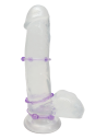 STAY HARD BEADED COCKRINGS PURPLE