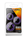 STAY HARD BEADED COCKRINGS PURPLE