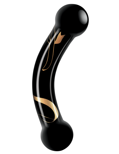 SECRET KISSES 5.5 INCH HANDBLOWN DOUBLE ENDED DILDO
